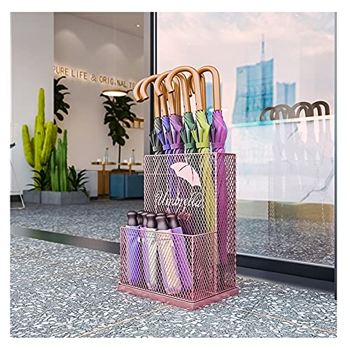 Seau à parapluie en maille rose pour sublimer votre entrée