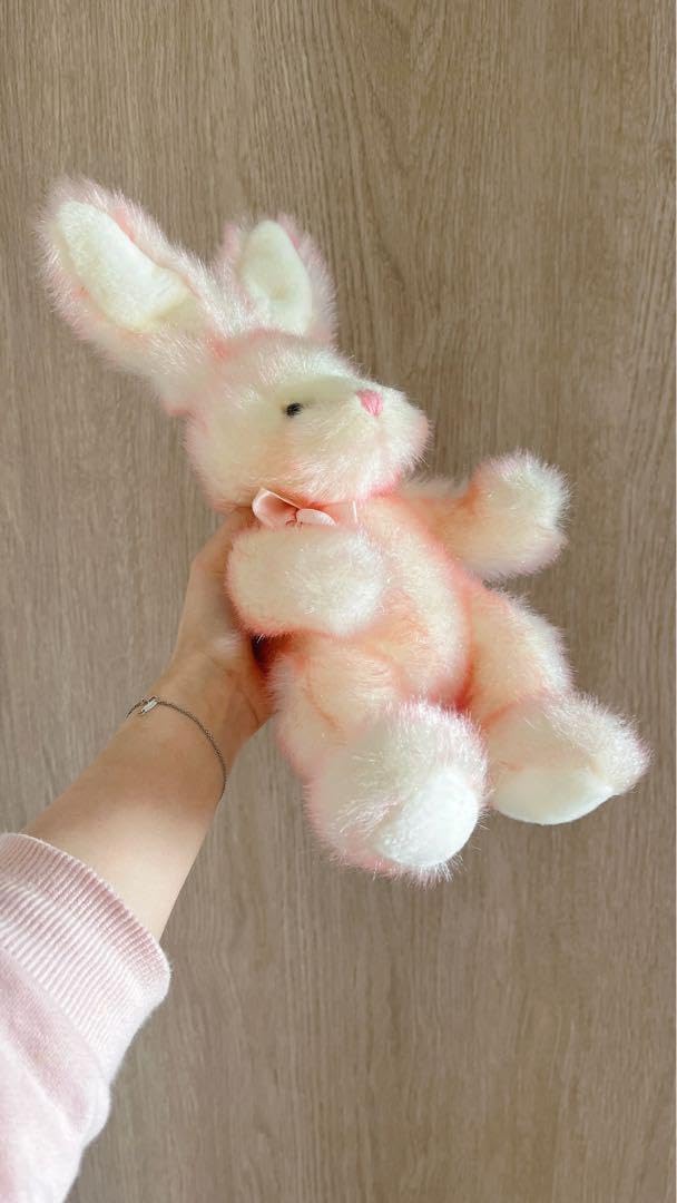 ビンテージ　ぬいぐるみ　ウサギ　３点 ドイツ アンティーク ヴィンテージ ぬいぐるみ ウサギ 約30㎝ N