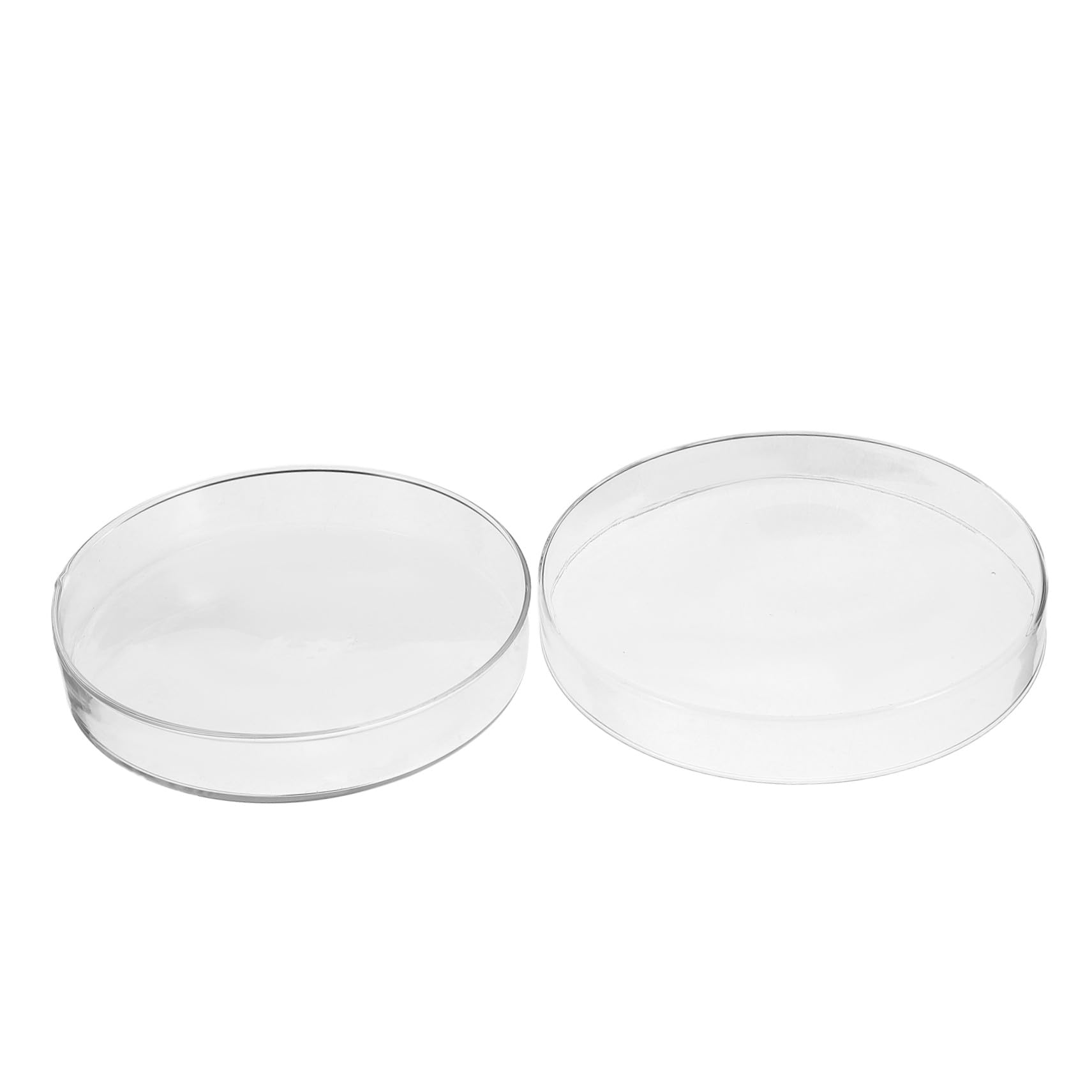 Anneome Placa de Petri de Vidrio Borosilicato Plato para y Siembra con Tapa Resistente Altas Temperaturas Autoclavable para Investigación Científica y Microbiológicos