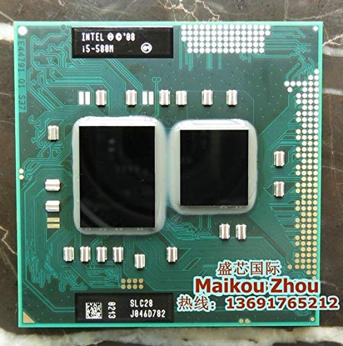 Cailiaoxindong Core i5 580M i5-580M Processor 3M Cache 2.66GHz - 3.33Ghz PGA988 Laptop CPU Compatibl
