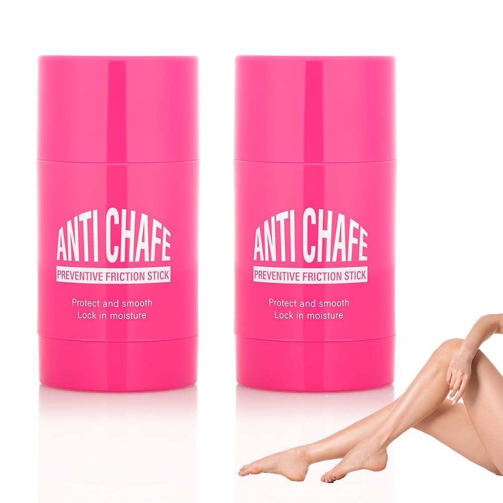 AOOWU Anti Chafe Stick, 2PCS Sweat & Water Proof Balm for Friction, Prevent Sports Chafing and Blisters, Anti Chafe Balm for Active Lifestyles, Long-Lasting Protection, Provides Moisture to the Skin