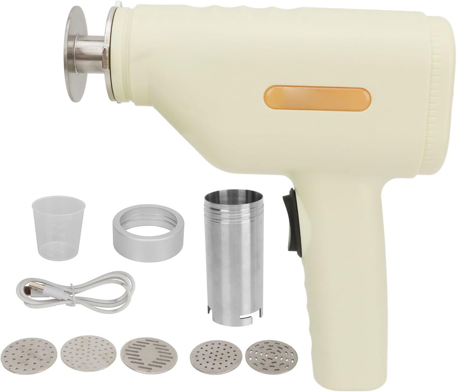 bosig® Stainless Steel Pasta Maker Machine for Kitchen and Noodles Maker Machine with Perfect Noodle Crafter with Fully Automatic Features for 5-in-1 Cordless Pasta Machine.