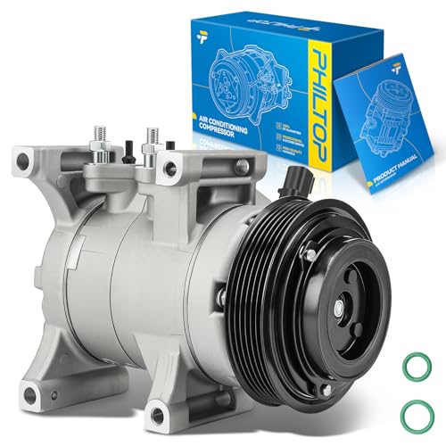 Image of PHILTOP NEW Air Conditioner AC Compressor w /Clutch for Jeep Grand Cherokee 2011-2015 3.6L,2016 3.0T,Dodge Durango 2011-2015 3.6L,Chrysler 300 /Charger 2011-2013 3.6Liter,Challenger 2011-2014 3.6Liter