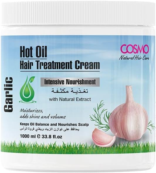 cosmetics Natural Hair Care Hot Oil Hair Treatment Garlic 600ml