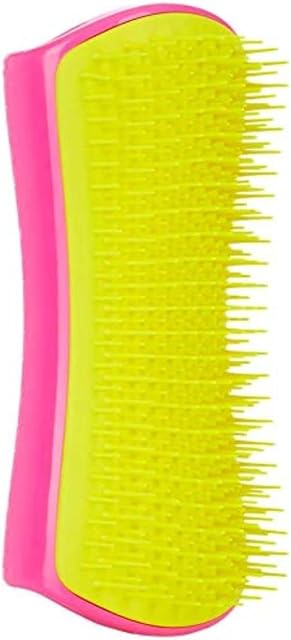 Tangle Teezer | Pet Teezer | Detangling and Dog Grooming Brush | Dry Brush or Dog Bath Brush | Pink & Yellow