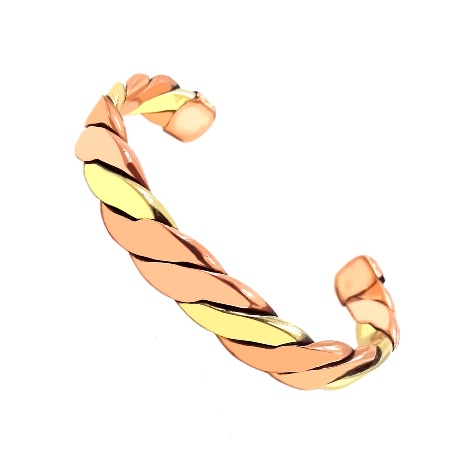 SHINDE EXPORTS pure copper kada for men/copper kada/copper bracelet for men pure (heavy flat twisted copper brass kada) (B0C1N1XXR1) Amazon Price History, Amazon Price Tracker