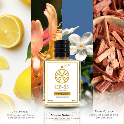 Image of Perfume for Men | Luxury Inspired by Millions | Blood Mandarin, Cinnamon, Leather & Amber Notes | 40% Oil Concentration | Long Lasting Upto 10-12 Hours | Extrait De Parfum 100ml