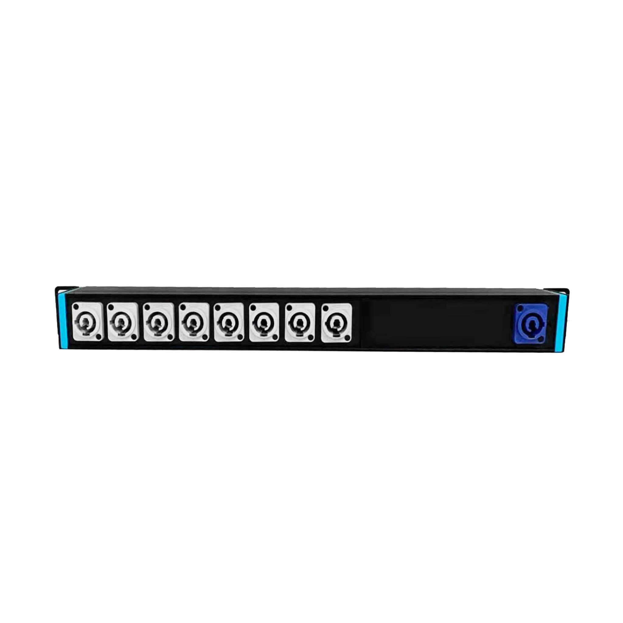 Infitronic - INSV1010-19 pollici PDU 8x 1U Ciabatta elettrica Power Twist con protezione da sovratensione + 2 x USB Charging