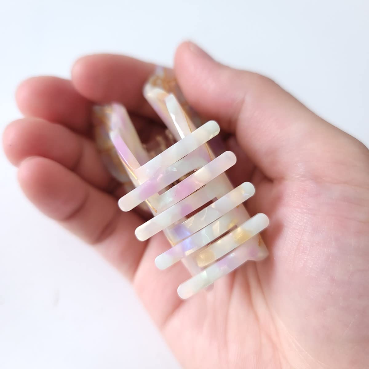 Conch Claw Clip,Ocean Hair Clip,Acetate Hair Clips,Small Claw Clips for Women - Image 4