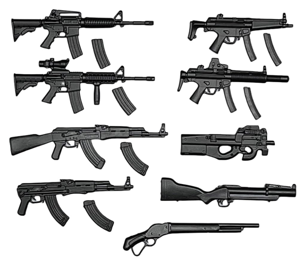 Amazon.co.jp: HiPlay ZYTOYS 1/12 MP5/M4/AK47/P90/M1887 銃