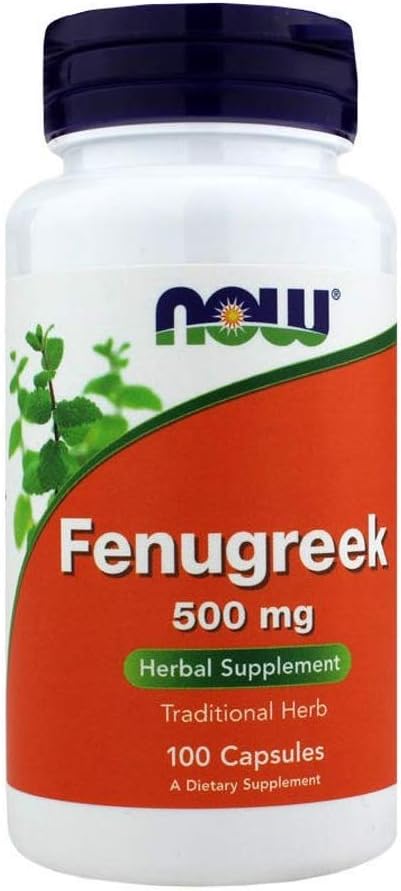 Now Fenugreek 500 mg Capsules 100's