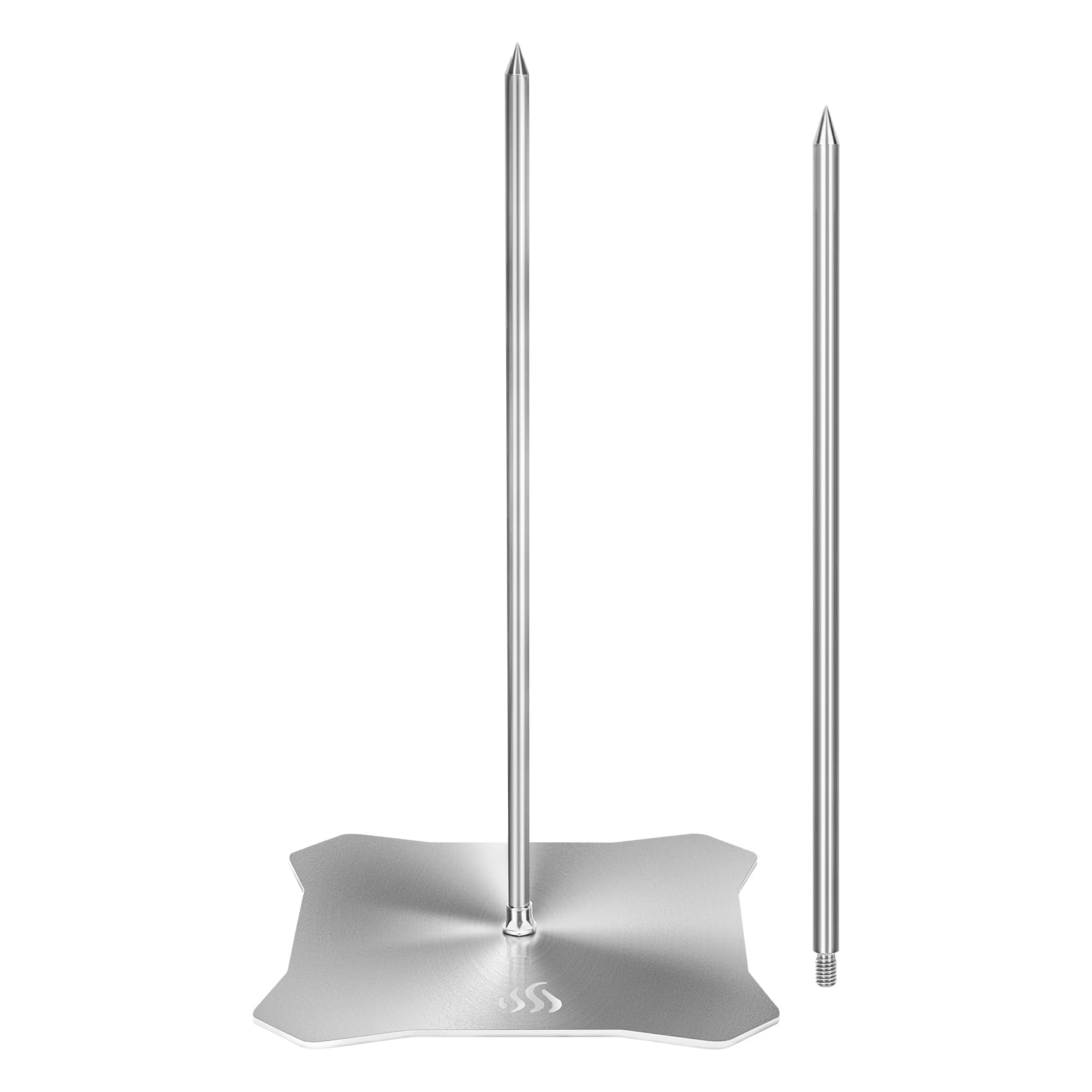 Onlyfire Brazilian BBQ Skewer, Stainless Steel Vertical Meat Spit Stand for Barbecue Grill, Great for Tacos Al Pastor, Shawarma, Brazilian Churrasco