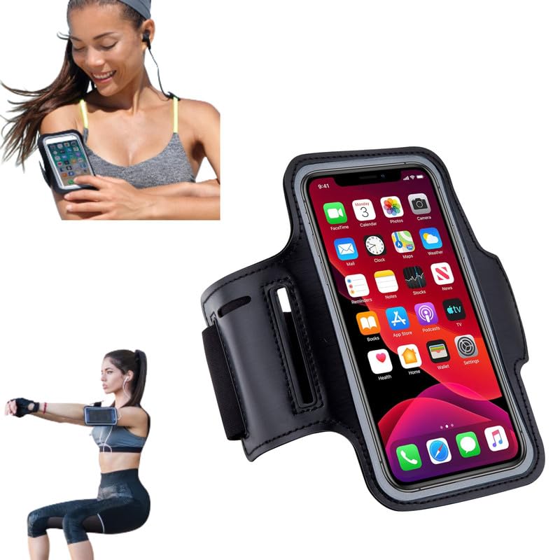 Mobi-Case Adjustable Sports Running, Jogging, Gym Anti-Slip Ultra-Light Weight Armband Mobile Holder(Medium Size for Screen Size Upto 6 inches-image-4