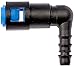 Dorman 800-091 Fuel Line Quick Connector 90 Degree Angle 3/8 In Steel To 5/16In Nylon Tubing, 2 Pack Universal Fit