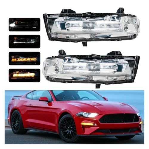 Rétroviseurs et clignotants avant pour Mustang 2018-2020 - 2
