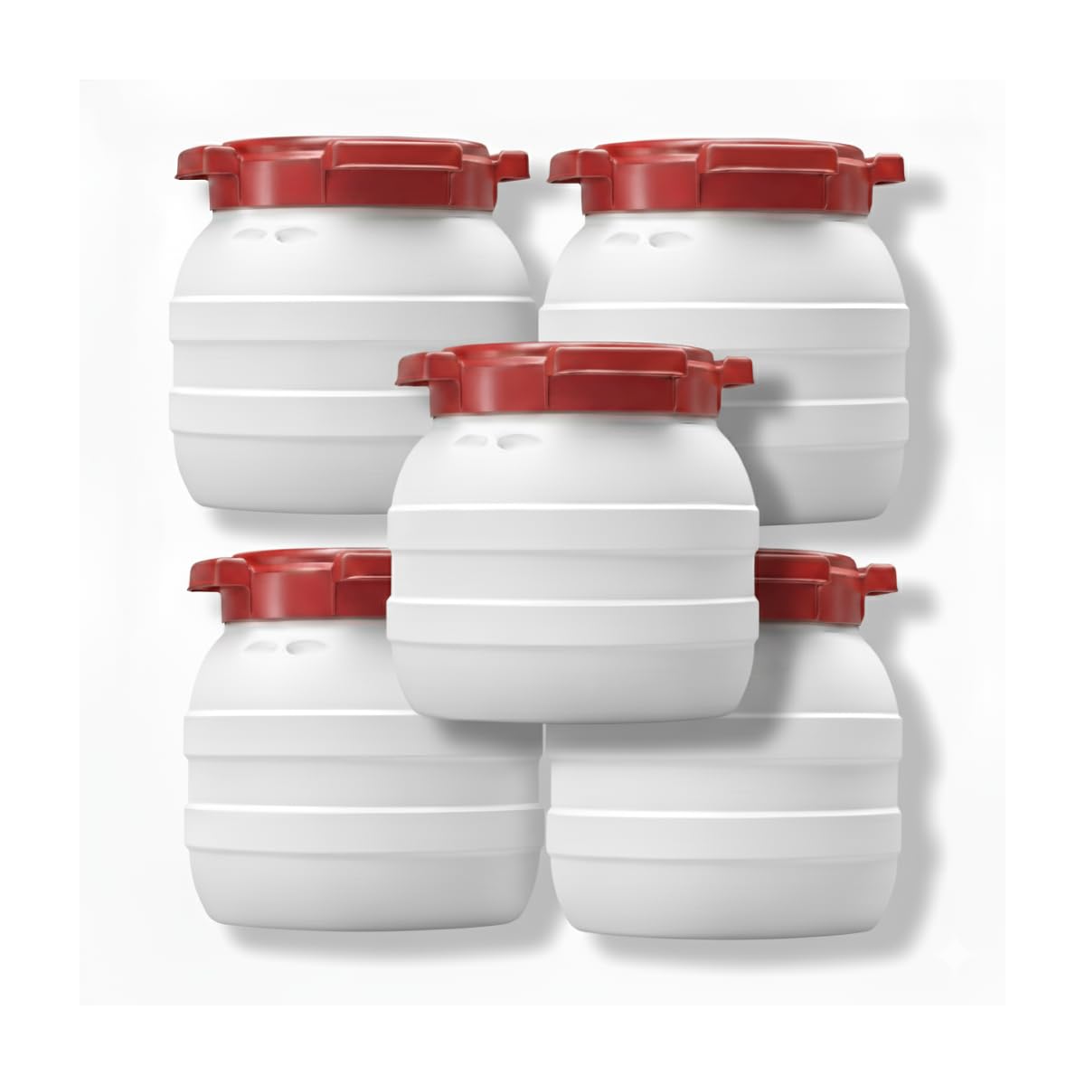 Multitanks Lot de 5 Fûts CurTec 3.6L : Solution de Stockage et Transport Sécurisé