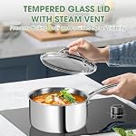 3 Ply Stainless Steel 11-Piece Cookware Set with Lids, Pots and Pans Kitchen Set, Non-Toxic, Induction, Oven, Dishwasher Safe, Professional Chef Quality