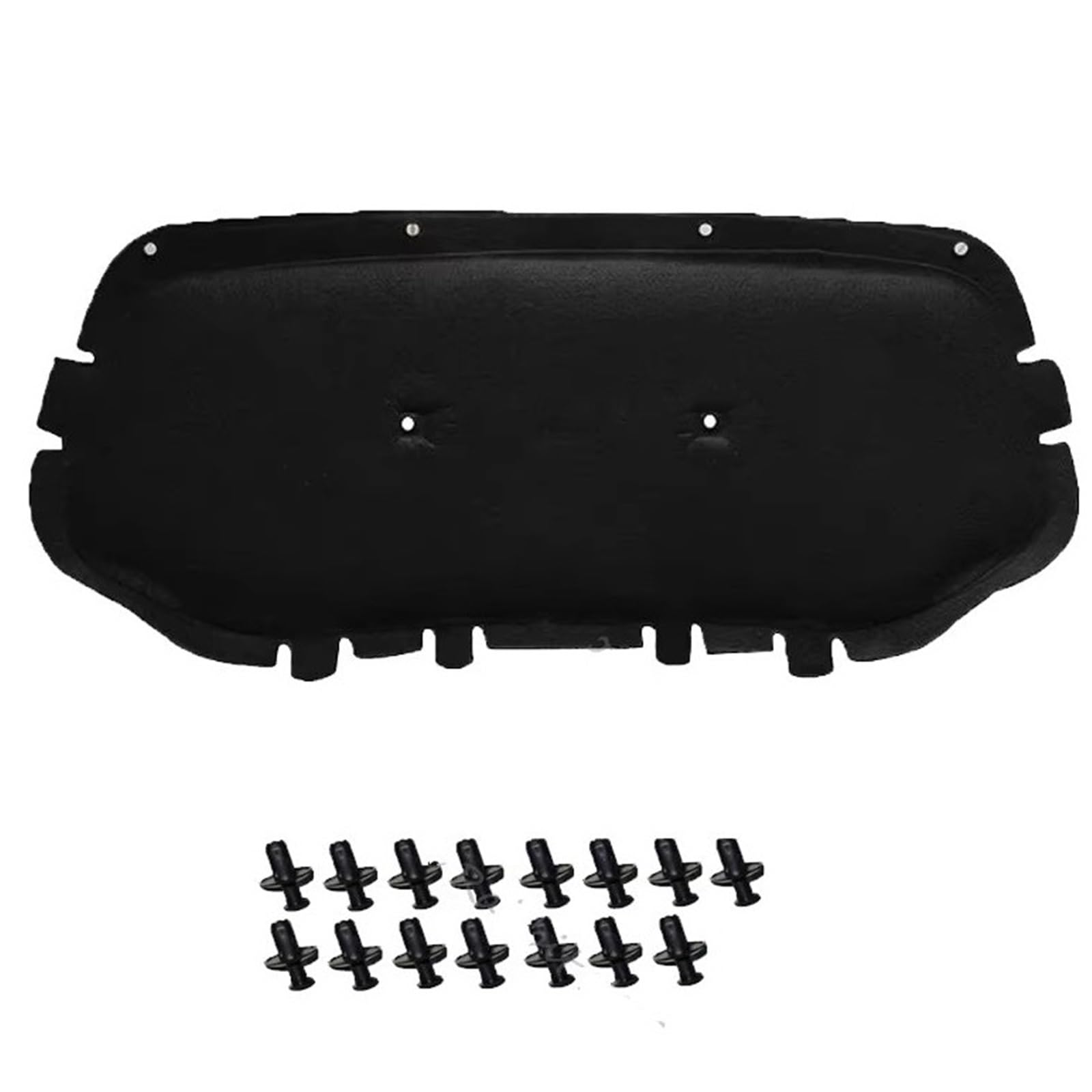 Adcvheg One Color Bonnet Compatible With For Jetta Vs5 2019-2026 Car Hood Thermal Lining Engine Soundproof Cotton Insulat Mat Accessories