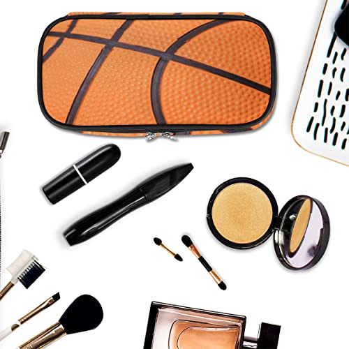 Image of Pardick Basketball Big Capacity Pencil Pen Case Basketball Sport Large Pencil Pouch with Zipper Compartments Pencil Bag for Boys Girls Adults Student Office School Supplies
