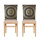 Chaque housse mesure 50 x 60 cm et dispose d'une attache inférieure sécurisée. Idéal pour les chaises de salle à manger et les décorations pour des événements comme les fêtes et les vacances.