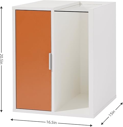 Miniatura 2 de Mesa auxiliar LED, mesas de noche modernas con estantes de cristal, mesita de noche blanca con estorga, muebles de sala de estar para sala de estar,