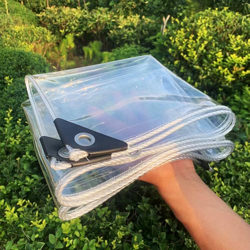 Lona de PVC impermeable con ojales para protección de pérgolas 2