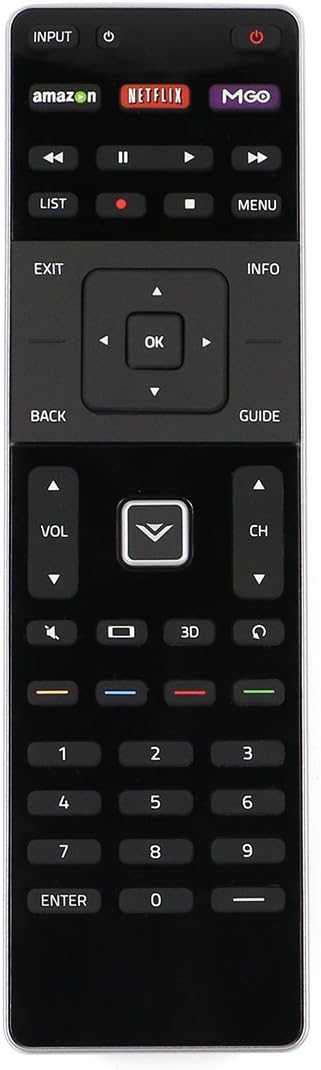 Replace XRT510 Remote Control for Vizio TV M321i-A2 M401i-A3 M471i-A2 M501D-A2 M501D-A2R M551D-A2 M551D-A2R M601D-A3 M601D-A3R M651D-A2 M651D-A2R M701D-A3 M701D-A3R M801D-A3 M801D-A3R