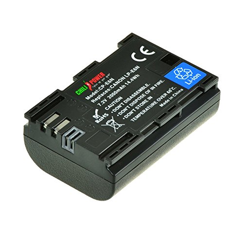 ChiliPower LP-E6N - Batteria (2000 mAh) per Canon
