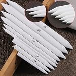 FEBSNOW 60Pcs Mélanger des souches et des Tortillions, Mélangeurs de papier d'art Crayons d'Art Dessin Crayon pour l'artiste étudiant Dessin de dessin de dessin Charcoal Outils de croquis Fournitures de croquis