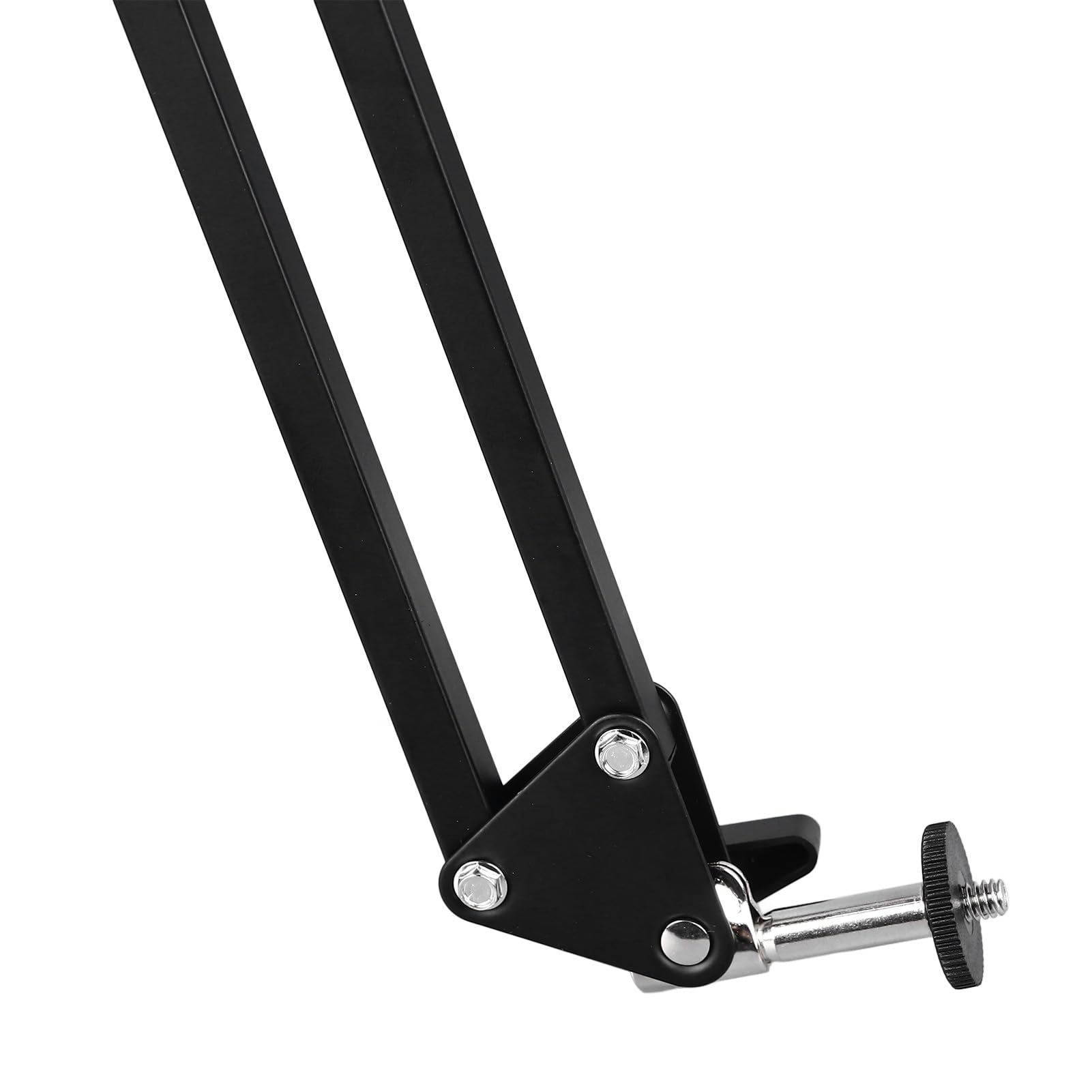 Soporte Flexible para Microscopio, Brazo Ajustable de 360°, Juego de Anillos de Lente de 42 Mm, Soporte Plegable, Estructura Metálica, Sujeción Estable, Larga Distancia de