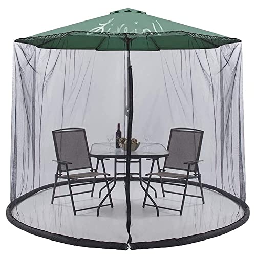 Filet de parasol noir réglable haut de gamme pour extérieur