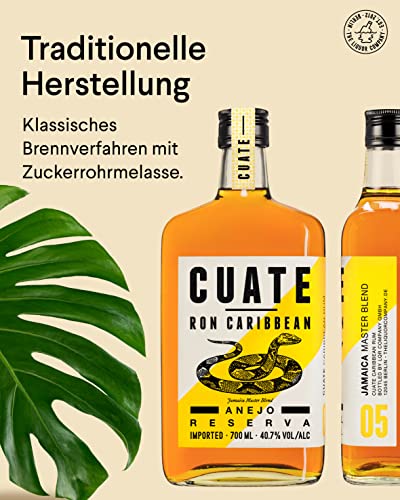LQR Co. Cuate Rum 05 | Jamaica Master Blend Mit Feinem Geschmack | Ideal Für Die Hausbar & Beliebtes Geschenk Für Männer | 700ml (40.7% Vol.) – Bild 5