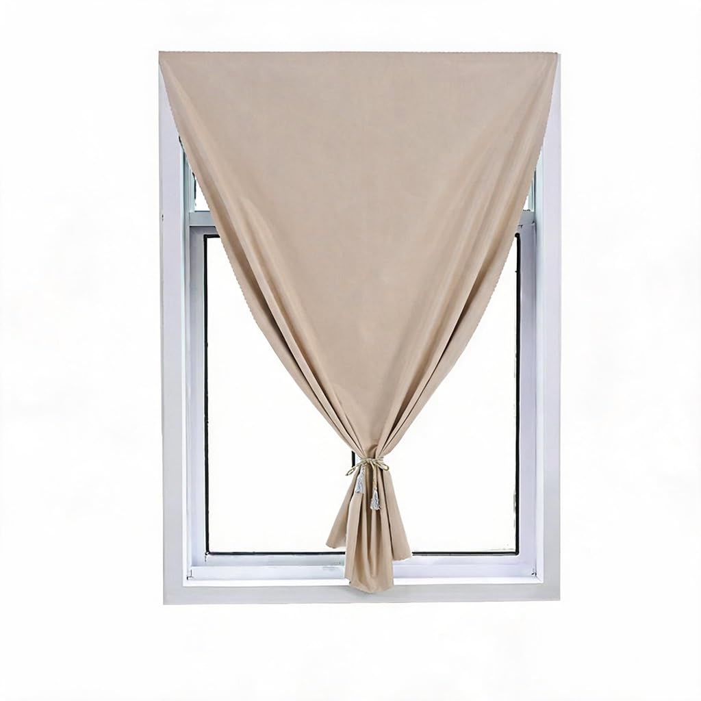 Deryzsdunk Blackout curtains thermal curtains for summer heat Self-adhesive easy to install machine washable