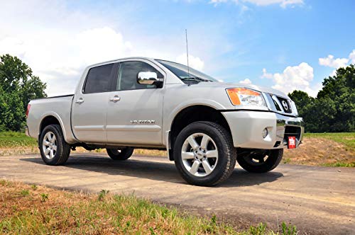 Rough Country 2" Leveling Kit for 2004-2024 Nissan Titan | Anodized Red - 863RED by Rough Country - Image 2
