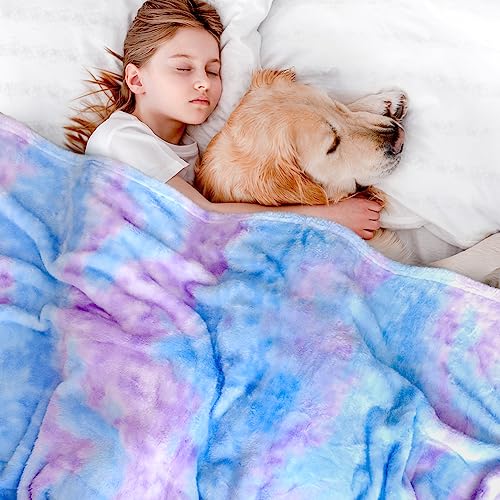 MUGD Soft Blankets Fuzzy Twin Bed Fleece Blanket Kids Warm Throw Blanket for Bed
