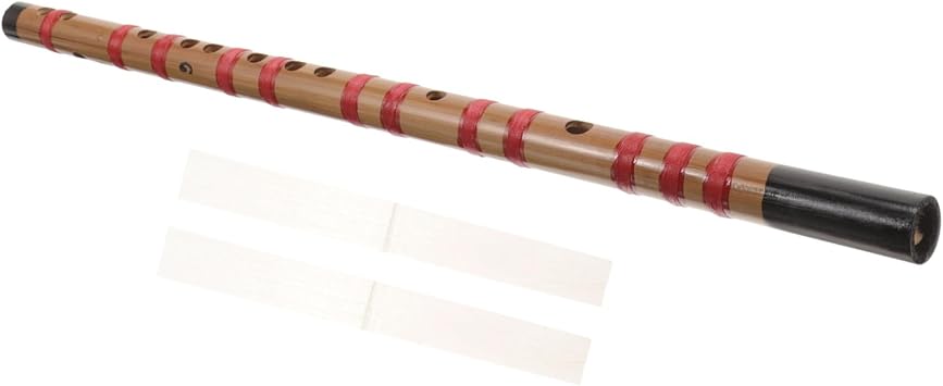 Milisten Traditional Long Flute for Beginners Portable Lightweight Chinese Music Instrument Dizi Key with Melodious Sound and Durable Material for Students and Music Lovers