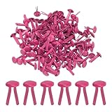 PATIKIL Brads for Paper Crafts, 150 Pcs Rose Metal Paper Fasteners Round Head Mini Brads Split Pins Paper Crafting Supplies for DIY Craft Project Scraping Book, 11 mm