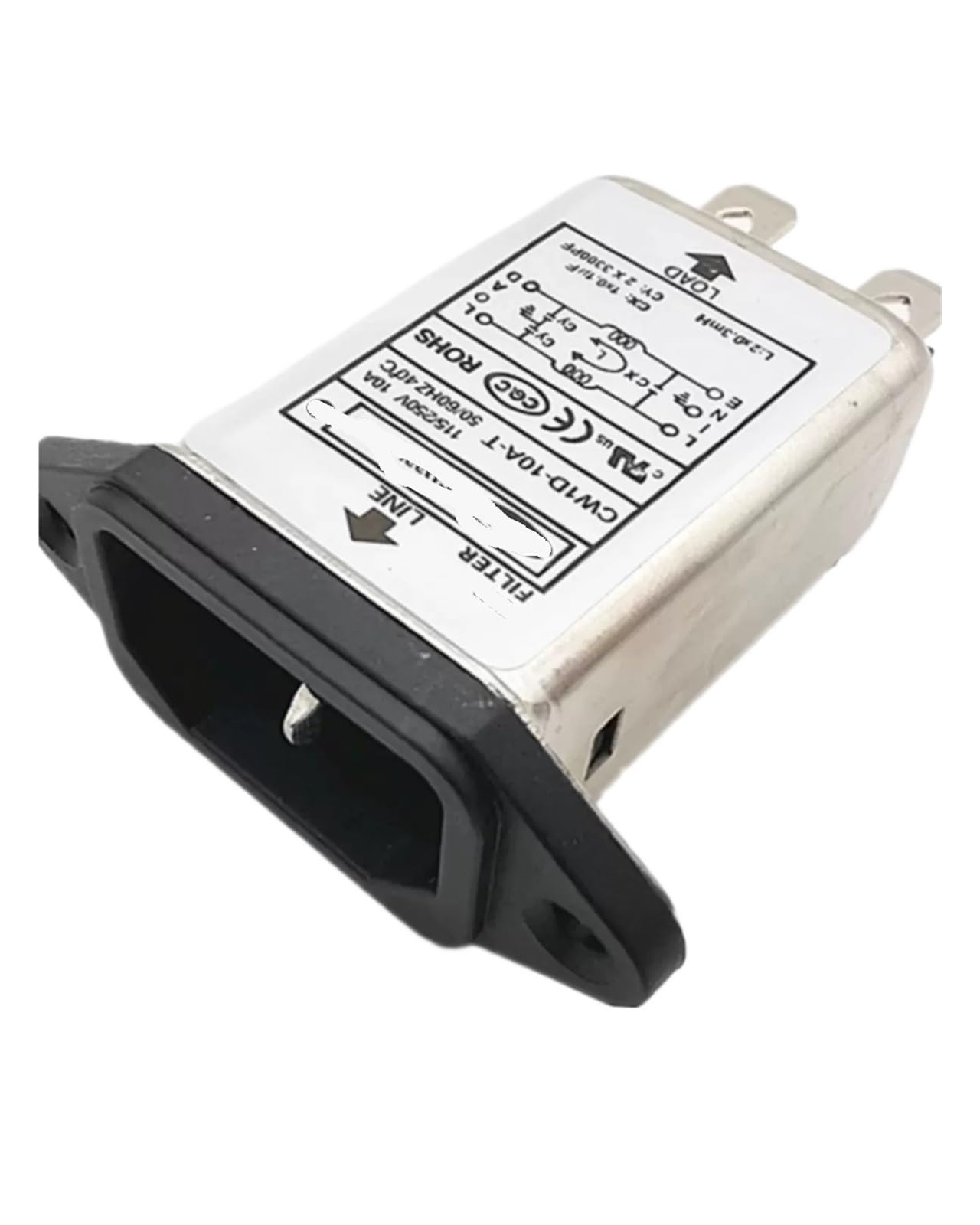 0P7br328b One Color With Insurance Socket Power Filter Cw2a-10A-T 220V 10A 6A Purification Single-Phase(Cw1d-10A-T 10A)