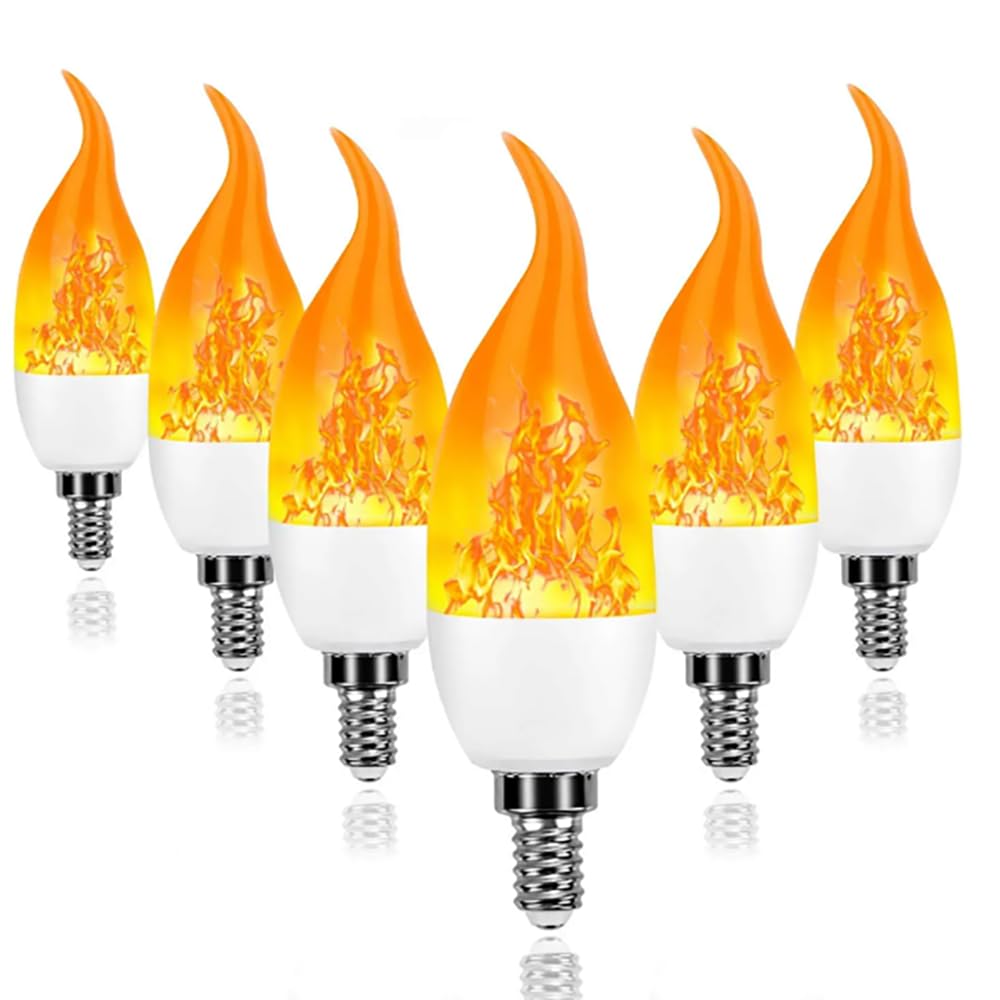 Żarówka LED E14 Migoczący Płomień 7W 9W 85-265V Dynamiczne Światło Świecy