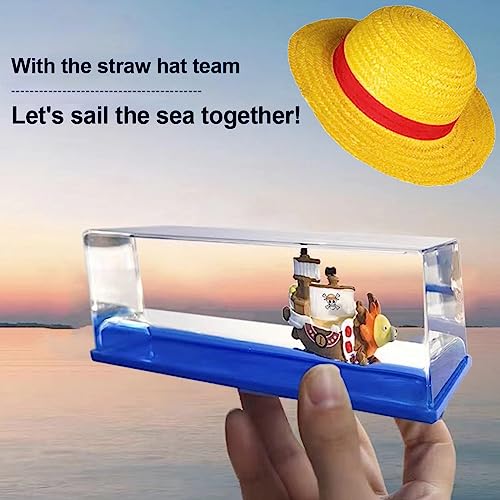 Bateau Pirate Thousand Sunny En Bouteille – Décoration De Table Fluide – Navire Insubmersible – Cadeau Unique