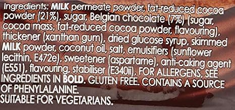 Options Belgian Chocolate 11g sachets. Box quantity: 100