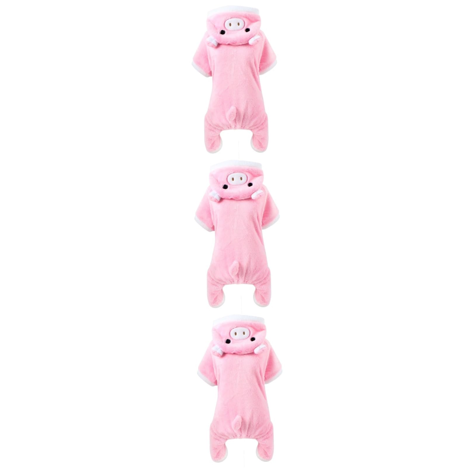 Vêtements de chat pour Halloween roses : lot de 3 gilets protecteurs et chauds pour animaux