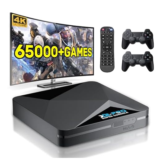 Kinhank Console de videogame Super Console X2 Pro integrado com mais de 100.000 jogos, Android 9.0/Emuelec 4.5/CoreE, chip S905X2, saída UHD 4K, 2.4G/5G, BT 5.0