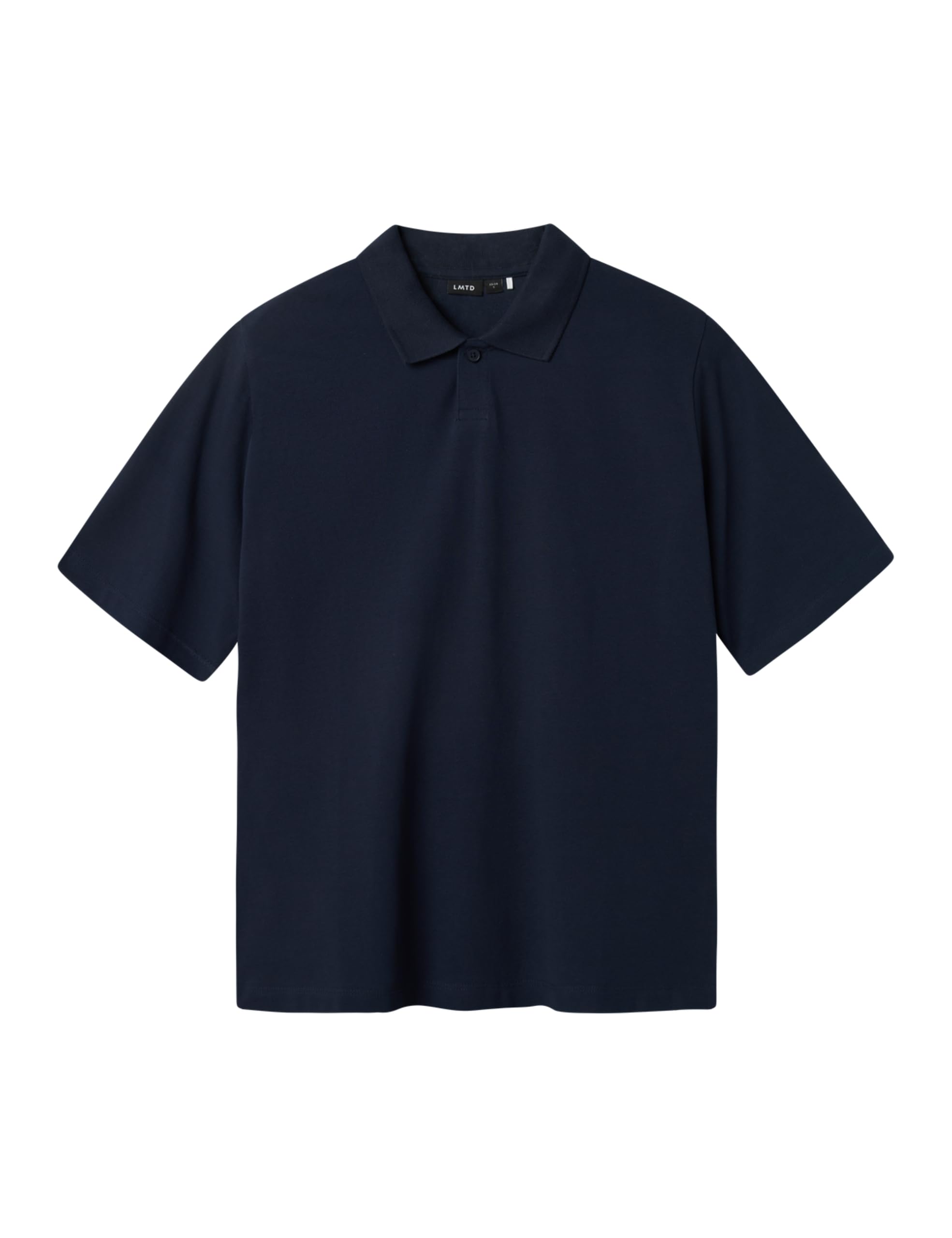 Lmtd Nlmhannes Ss Pique Polo, Dark Sapphire, 146-152