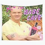 59'' x 51'' Bob Duncan Babe Cave Meme Exterminate Tapestry Wall Hanging Art for Bedroom Living Room...