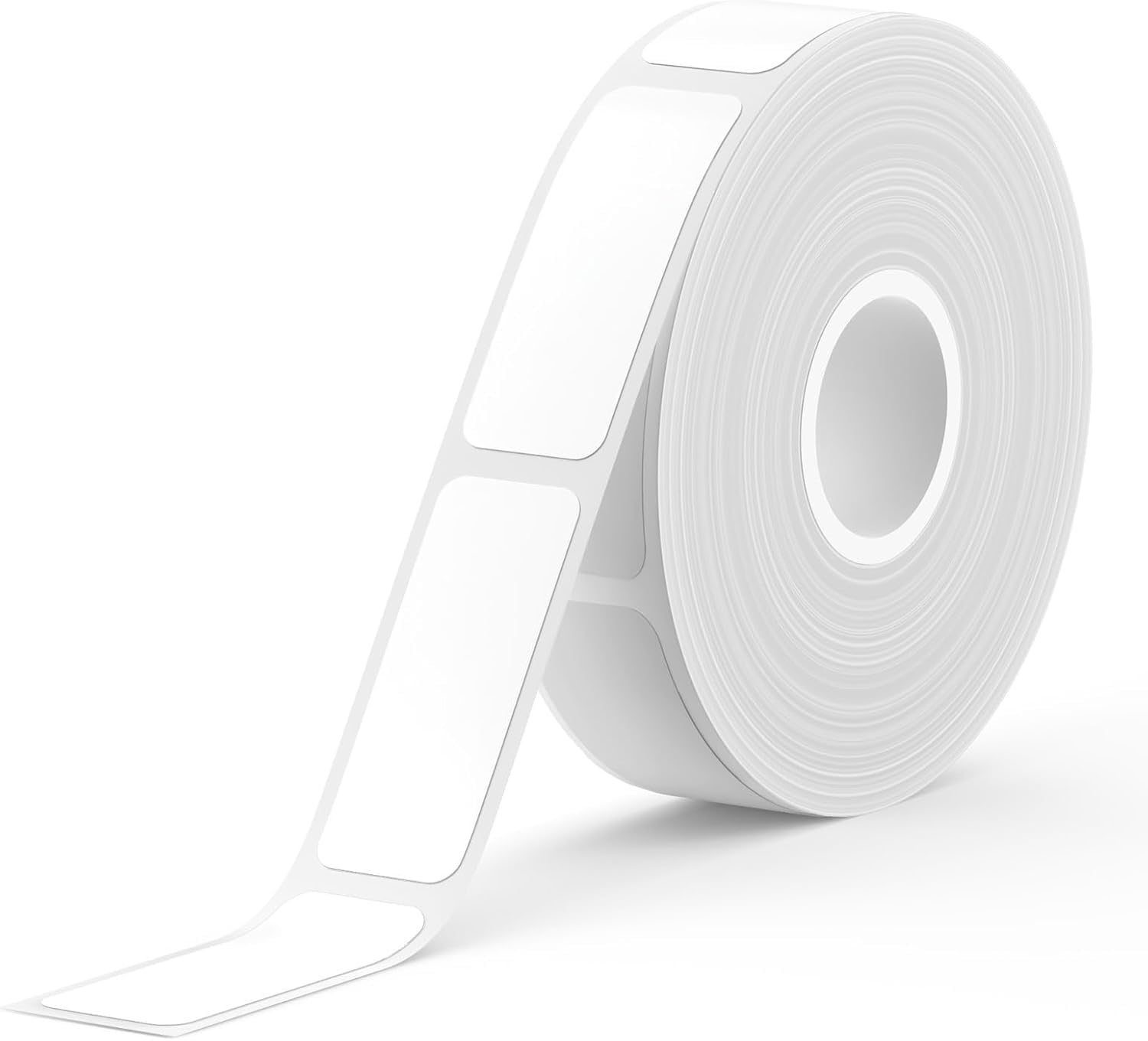 SUPVAN E10 & E11 & E12 & E16 Label Maker Tape, 14mm × 30mm, Black on White — image 1