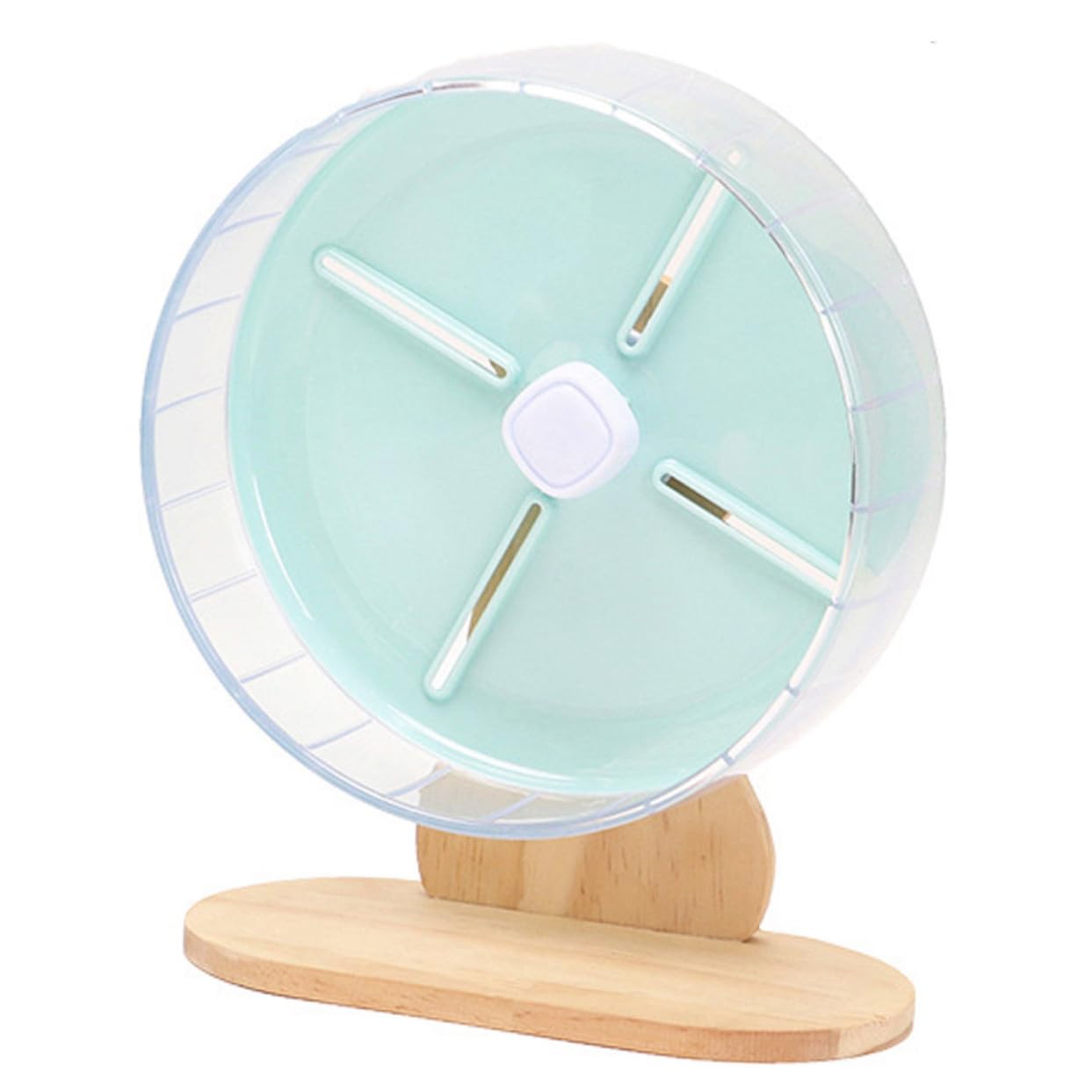 NOLITOY Rueda Silenciosa para Hámster y Chinchilla Base Estable Juguete de Ejercicio para Pequeños Roedores para Fortalecer Músculos y Bienestar Diario