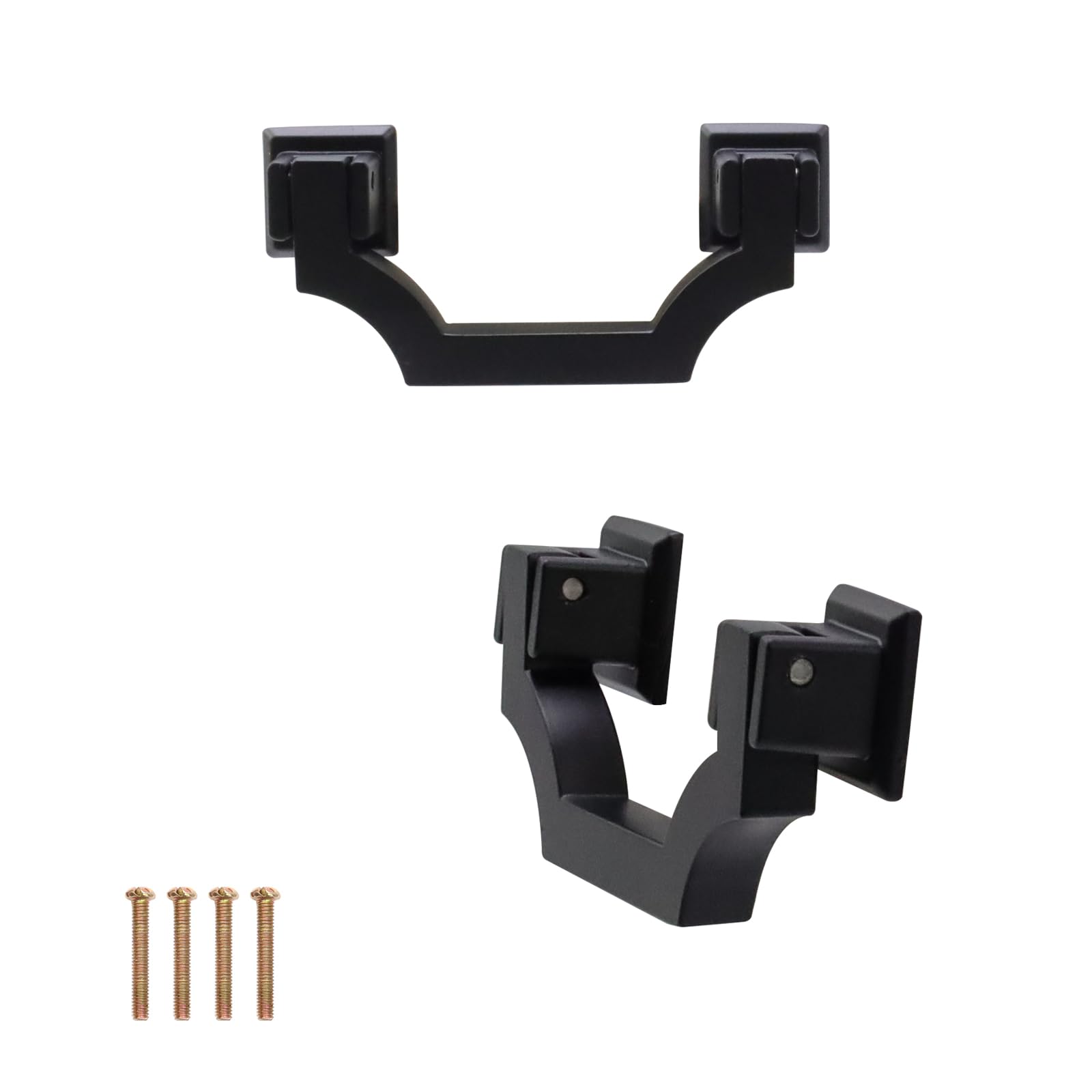 Tiradores decorativos Geesatis negros de 64 mm para sustituir herrajes viejos en muebles