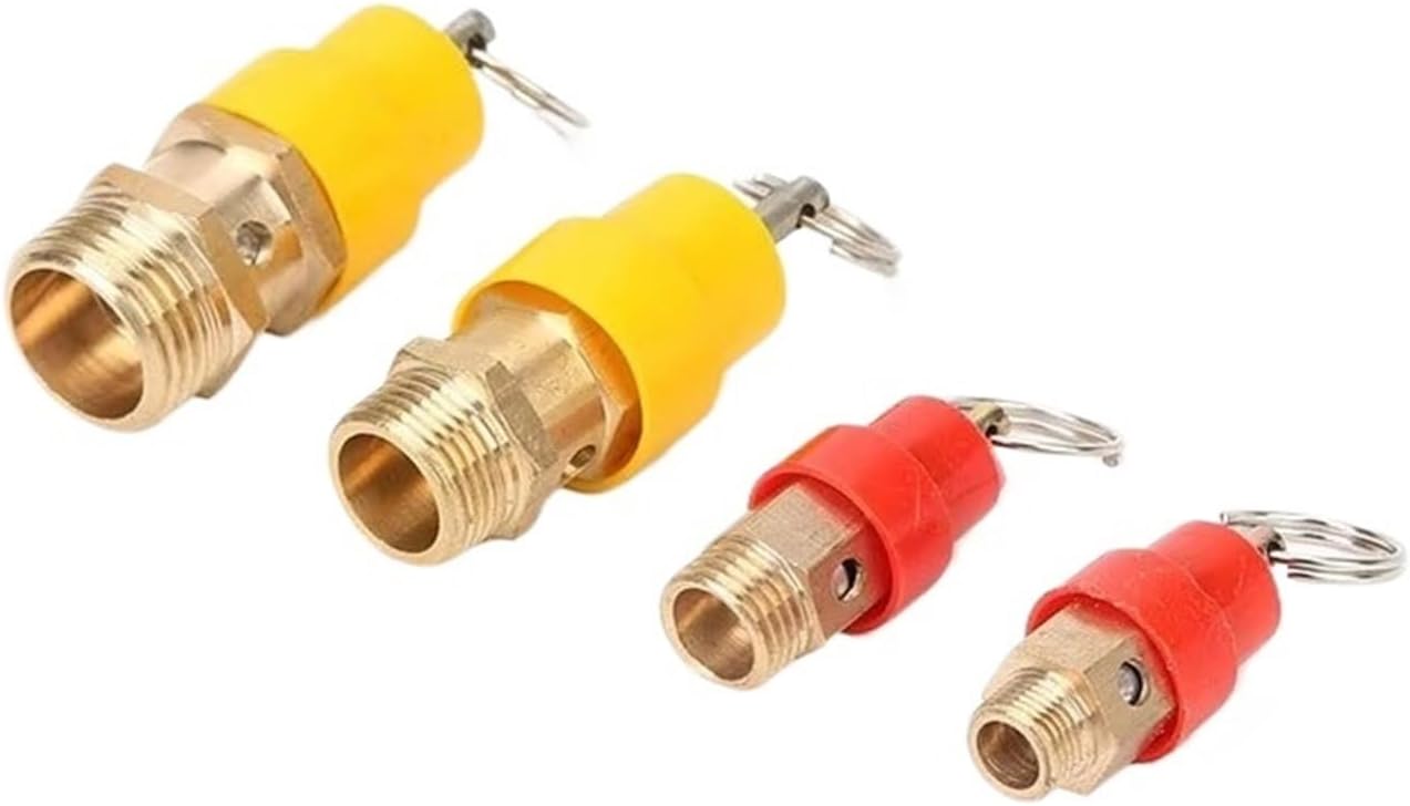 1/8" 1/4'' 3/8" 1/2" BSP 8kg 120Psi Air Compressor Safety Relief Valve Pressure Release Regulator(04)