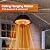 Electric Outdoor Heater, 1500W Hanging Ceiling Mounted Infrared Patio Heater for Outdoor Use, Waterproof Electric Heater for Porch, Balcony, Garage, Adjustable Height, Black